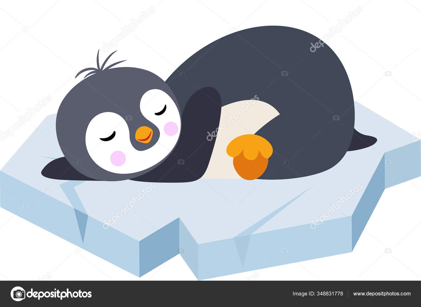 驚くばかり ペンギン 氷 イラスト フリー