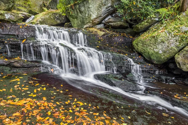 Waterfall on Shays Run — Stock Photo, Image
