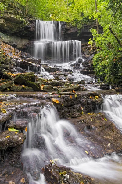 Cascades van West Milton — Stockfoto