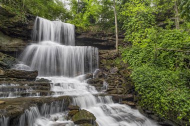 Basamaklı Whitewater - Batı Milton Cascades Miami ilçe, Ohio