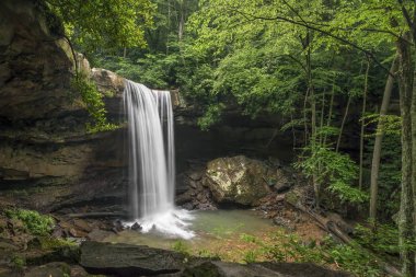 Cucumber Falls in Pennsylvania's Ohiopyle State Park clipart