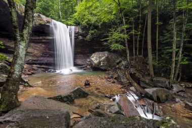 Cucumber Falls in Pennsylvania clipart