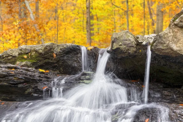 Autumn Splashing Whitewater — Stock Photo, Image