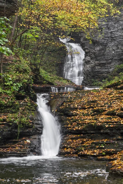 Deckertown Falls Outono — Fotografia de Stock