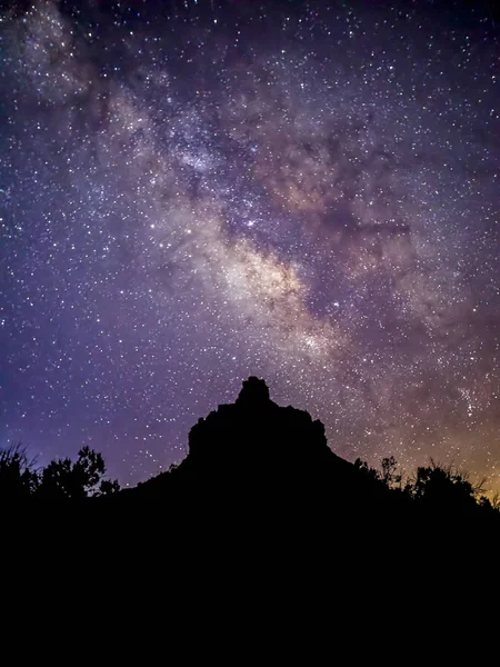 Bell Rock and Milky Way — Stock Photo, Image