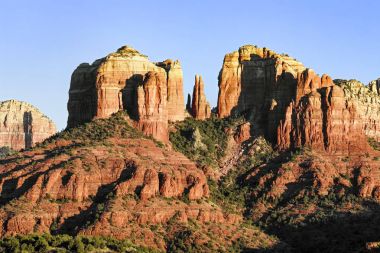 Cathedral Rock in Sunset Light clipart