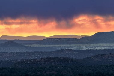 Stormy Arizona Sunset clipart