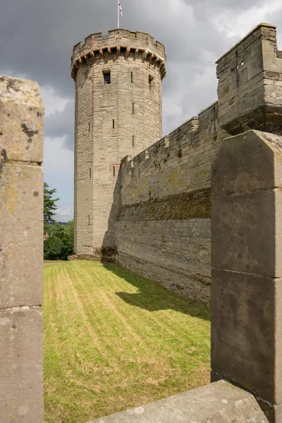 Warwick Castle in Warwickshire — Stock Photo, Image