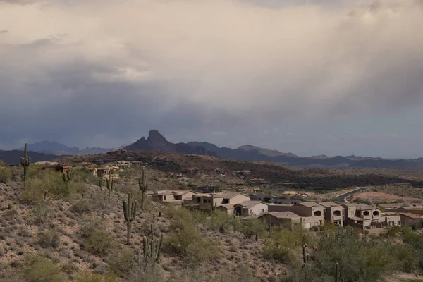 Vacker Utsikt Över Fountain Hills Nära Scottsdale — Stockfoto