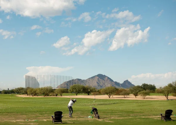 Scottsdale Usa Talking Stick Golf Course Розроблений Архітекторами Беном Креншоу — стокове фото