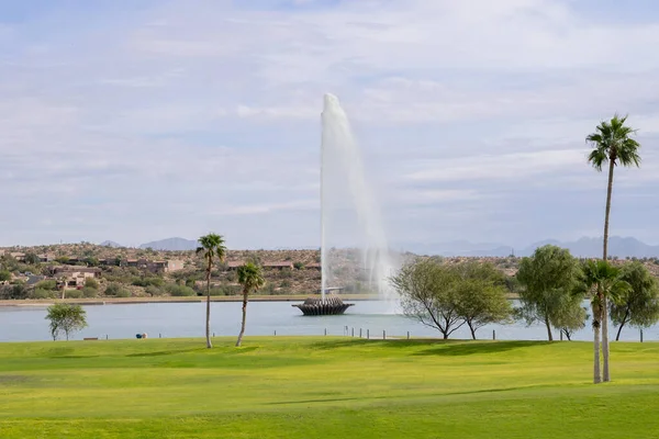 Fountain Hill Közel Scottsdale Hez Arizona Usa Híres Hatalmas Vízeséséről — Stock Fotó