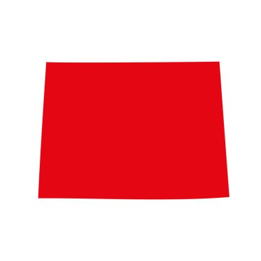 ABD devlet ABD haritada Wyoming vektör