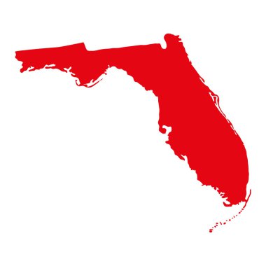 ABD'nin florida eyaletinde Haritası 