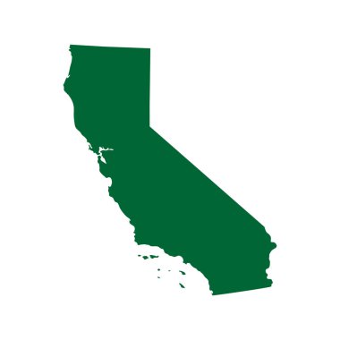 ABD'nin california eyaletinde Haritası 