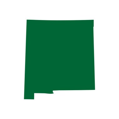 ABD'nin New Mexico eyaleti vektör Haritası