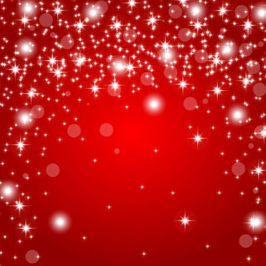 Glitter ile kırmızı arka plan