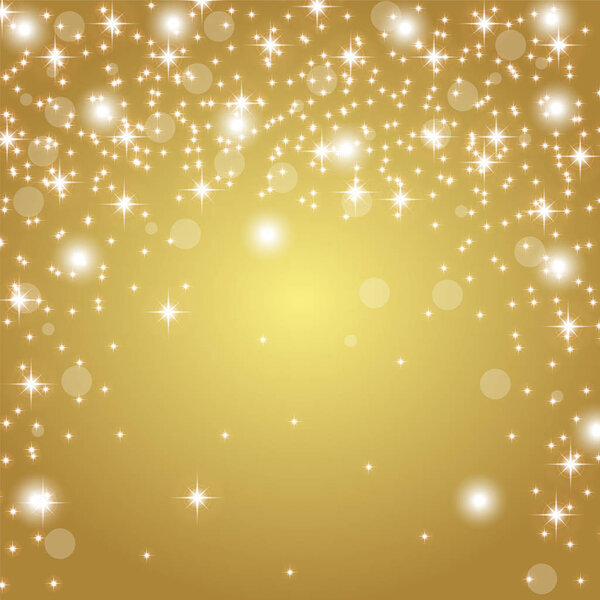gold background with glitter
