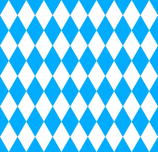 Fondo de pantalla sin costuras. Bandera bávara Oktoberfest — Archivo Imágenes Vectoriales