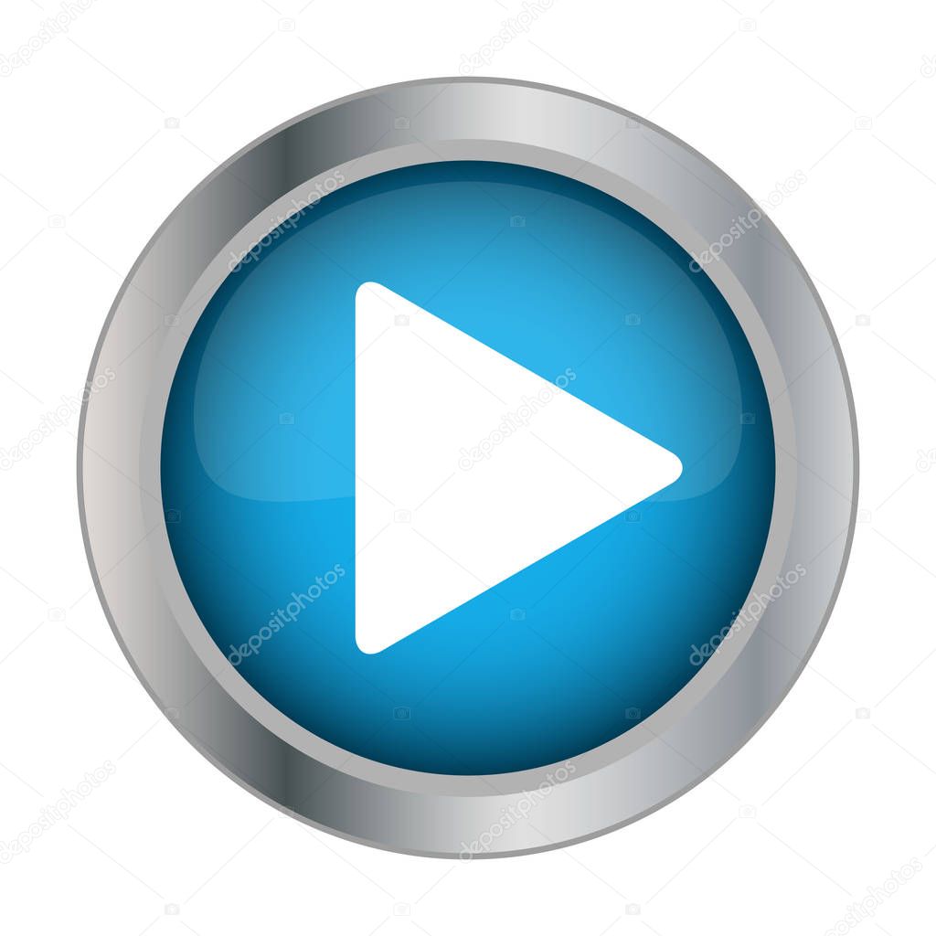 Play button vector