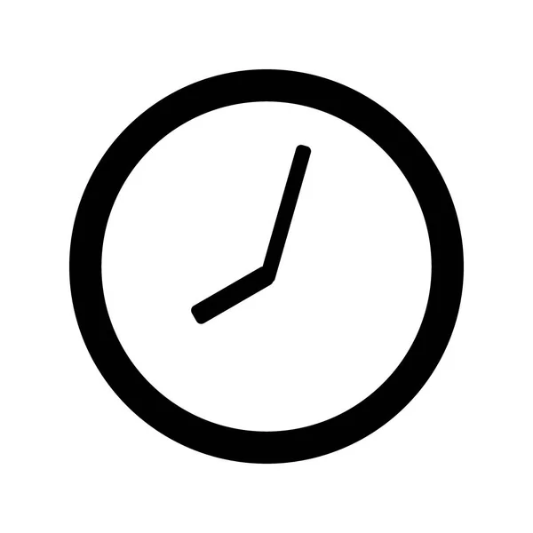 Horloge icône du visage — Image vectorielle