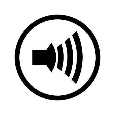 hoparlör simgesi vektör