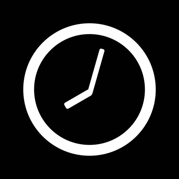 Zegar twarz ikona — Wektor stockowy