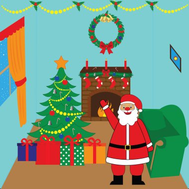 Noel Baba getirdi eve Noel sunar 