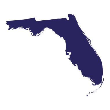 ABD'nin florida eyaletinde Haritası 