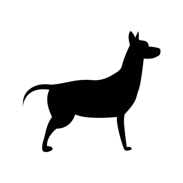Pies symbol nowego roku 2018 — Wektor stockowy