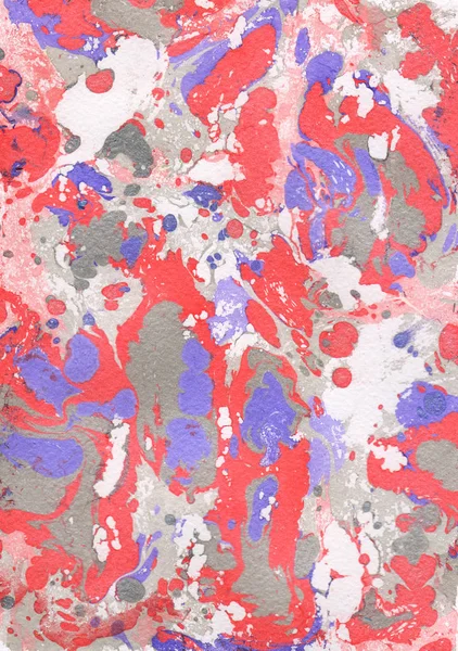 Kırmızı, mor, gri soyut el boyalı arka plan