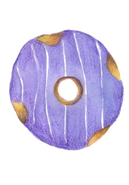 Menekşe buzlanma ile çörek