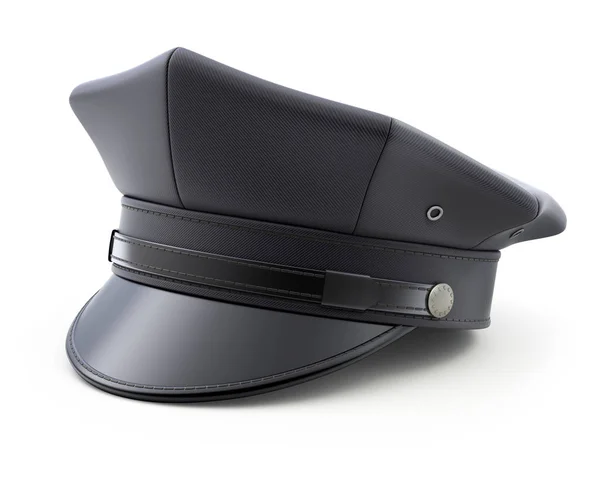 Black chauffeur hat — Stock Photo, Image