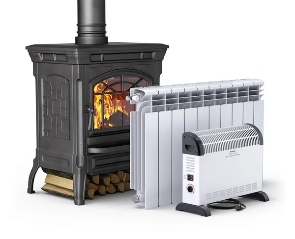 Equipo de calefacción - Ilustración 3D — Foto de Stock