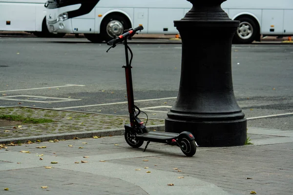 Saint Petersburg Russia September 2019 Kick Scooter Parked City Center — Stock Photo, Image