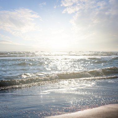 Yaz deniz plaj sıcak sahne