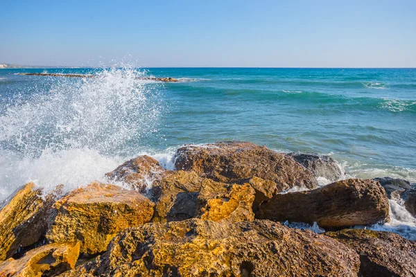 Verão costa marítima mediterrânica — Fotografia de Stock