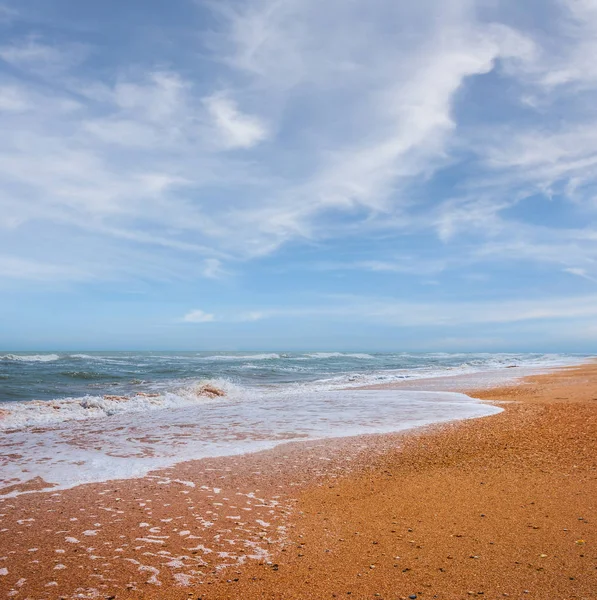 Été mer côte scène — Photo