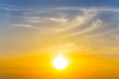 dramatik akşam gökyüzü arka plan