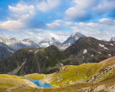 dağ manzara panorama, Kafkasya, Rusya Federasyonu