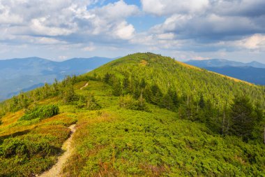 bir bulutlu gökyüzü arka plan üzerinde üst mount
