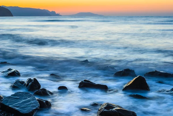 Baía Mar Início Manhã — Fotografia de Stock