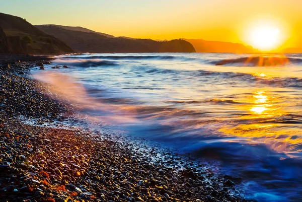 Sommerliche Meeresbucht Frühen Morgen — Stockfoto