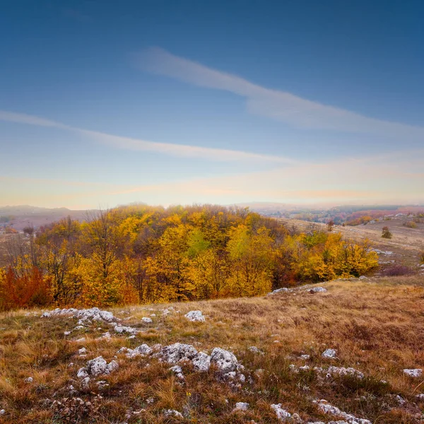 Autumn Mountain Plateau Landscape — Stock Photo, Image