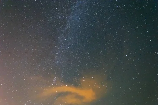 Samanyolu Ile Gece Gökyüzü — Stok fotoğraf