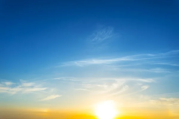 Beautiful Dramatic Sunset Background — Stock Photo, Image