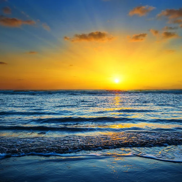 Beautiful Sea Coast Sunset — Stock Photo, Image