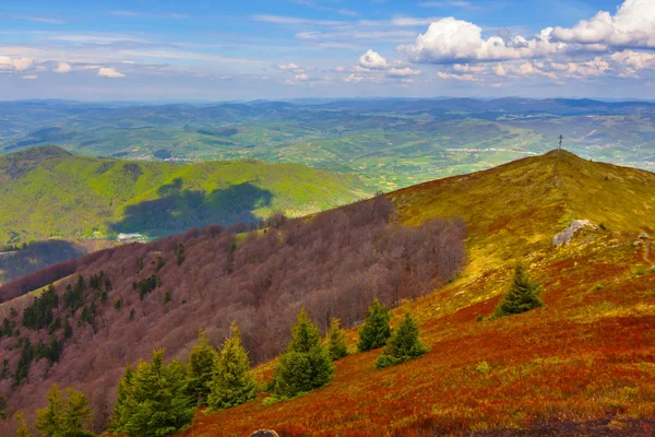 Green Mountain Valley Landscape — Stock Photo, Image