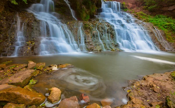 Beautiful Waterfall Mountain River — Stock Photo, Image