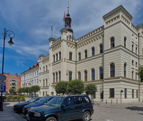 Glogow, Polen, Rathaus — Stockfoto