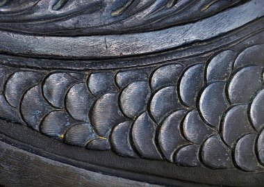 Metal ölçekli. Eski bronz. Bronz doku arkaplanı. 